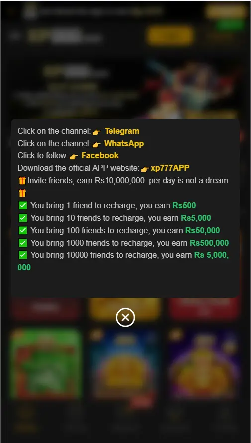 XP777 Game
