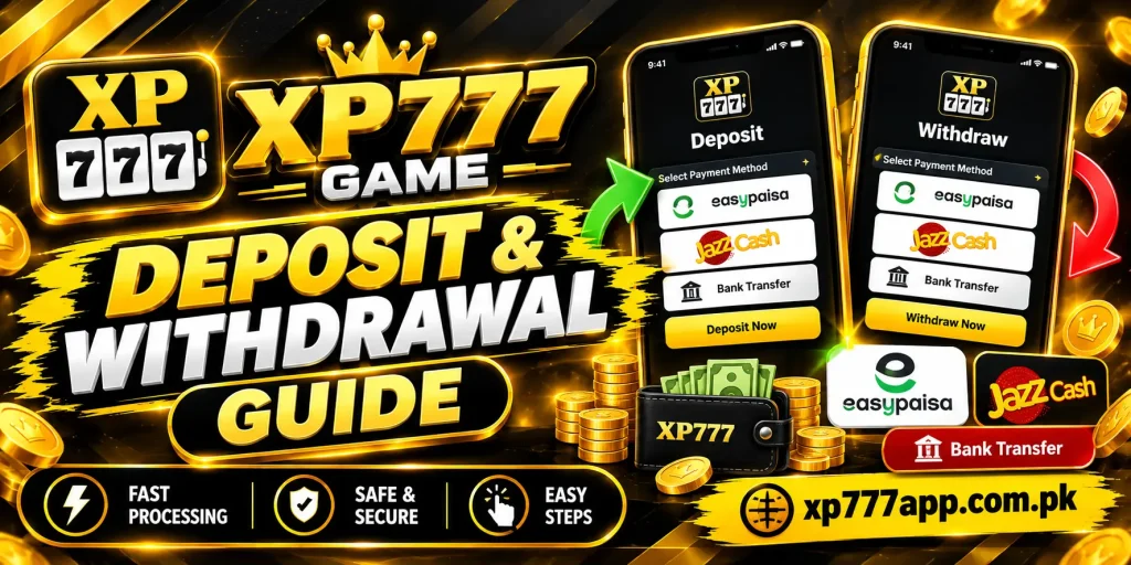 XP777 Game Deposit & Withdraw